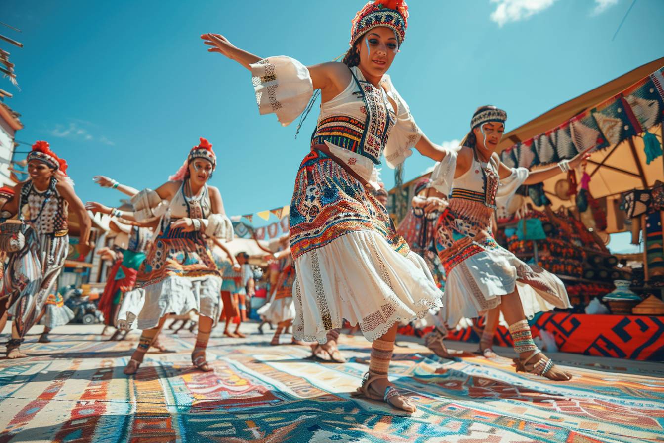 Vibrante scène culturelle à Mamoudzou avec des artistes locaux en pleine performance